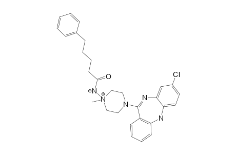 1-[4-(8-CHLORO-5H-DIBENZO-[B,E]-[1,4]-DIAZEPIN-11-YL)-1-METHYLHEXAHYDROPYRAZIN-1-IUM]-1-(5-PHENYL)-PENTANIMIDE