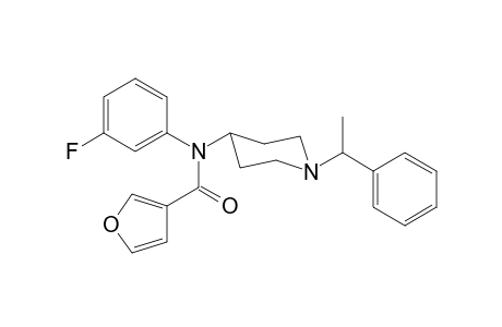 N-3-fluorophenyl-N-[1-(1-phenylethyl)piperidin-4-yl]furan-3-carboxamide