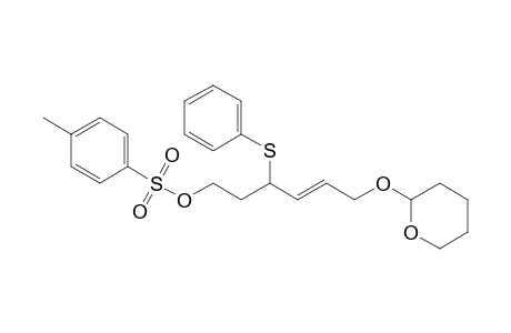 1-[[(2-Tetrahydropyranyl)oxy]methyl]-3-(phenylthio)-5-pentenyl tosylate