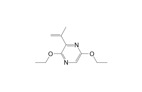 Pyrazine, 2,5-diethoxy-3-(1-methylethenyl)-