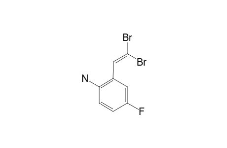 2-(2,2-DIBROMOVINYL)-4-FLUOROPHENYLAMINE