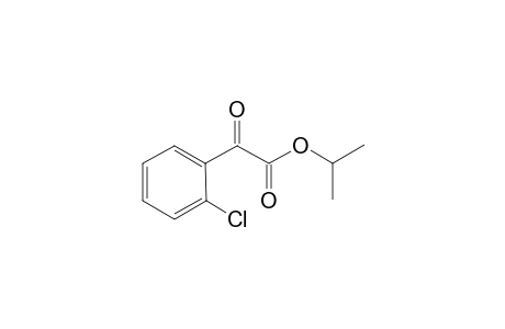 Iso-Propyl-2-(2-chlorophenyl)-2-oxoacetate