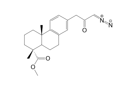 Methyl 13-[3'-diazoacetonyl]-podocarpa-8,11,13-trien-18-oate