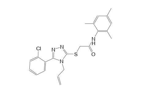 2-{[4-allyl-5-(2-chlorophenyl)-4H-1,2,4-triazol-3-yl]sulfanyl}-N-mesitylacetamide