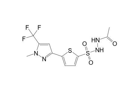 Acethydrazide, N2-[5-(5-trifluoromethyl-1-methyl-3-pyrazolyl)-2-thienylsulfonyl]-