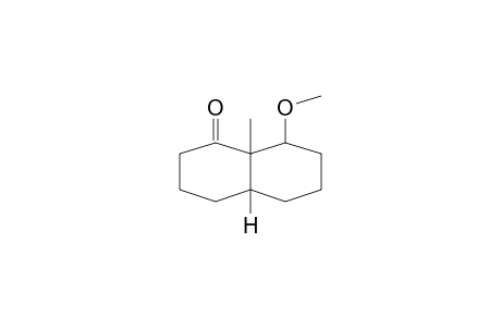 1(2H)-NAPHTALENONE, OCTAHYDRO-8-METHOXY-8a-METHYL-