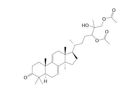 24,26-Diacetoxy-25-hydroxy-5.alpha.-lanosta-7,9(11)-dien-3-one