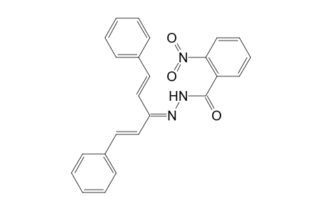 2-Nitro-N-[[(E)-3-phenyl-1-[(E)-styryl]prop-2-enylidene]amino]benzamide
