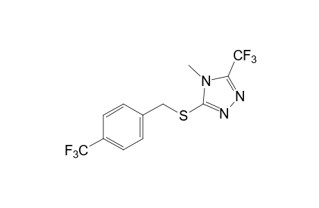 4-methyl-3-(trifluoromethyl)-5-{[p-(trifluoromethyl)benzyl]thio}-4H-1,2,4-triazole