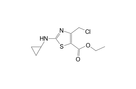 ethyl 4-(chloromethyl)-2-(cyclopropylamino)-1,3-thiazole-5-carboxylate