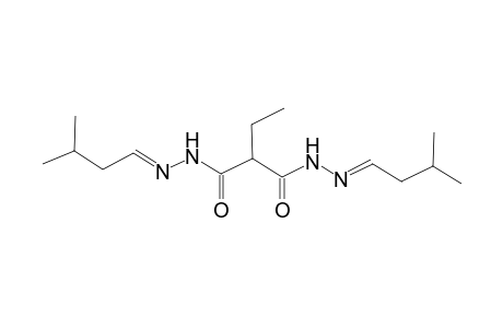 2-Ethyl-N,N'-bis[(E)-3-methylbutylideneamino]malonamide