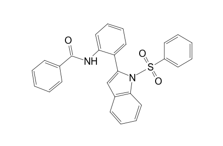 Benzamide, N-[2-[1-(phenylsulfonyl)-1H-indol-2-yl]phenyl]-