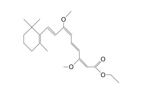 3,7-Dimethoxy-9-(2,6,6-trimethyl-1-cyclohexen-1-yl)-(2Z,4E,6Z,8E)-2,4,6,8-nonatetraenoic acid, ethyl ester