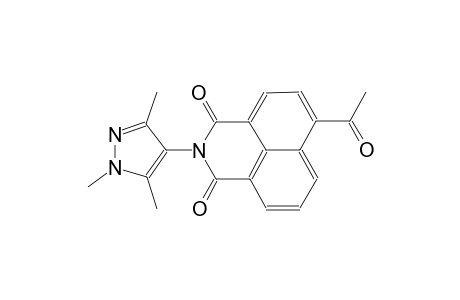 1H-benz[de]isoquinoline-1,3(2H)-dione, 6-acetyl-2-(1,3,5-trimethyl-1H-pyrazol-4-yl)-