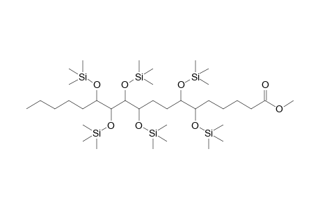 Methyl 6,7,10,11,12,13-hexakis(trimethylsilyloxy)-6-cis,10-trans,12-cis-octadecanoate