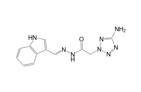 2-(5-amino-2H-tetraazol-2-yl)-N'-[(E)-1H-indol-3-ylmethylidene]acetohydrazide