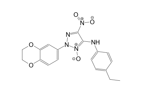2-(2,3-dihydro-1,4-benzodioxin-6-yl)-N-(4-ethylphenyl)-5-nitro-2H-1,2,3-triazol-4-amine 3-oxide