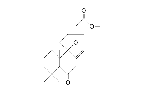 8,17-Didehydro-7,8-dihydro-6-oxo-grindelic acid, methyl ester