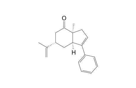(3aS,6S,7aR)-3a-Methyl-1-phenyl-6-(prop-1-en-2-yl)-3,3a,5,6,7,7a-hexahydroinden-4-one