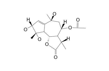 3A,4A,10B-TRIHYDROXY-8A-ACETYLOXYGUAIAN-12,6-OLDE