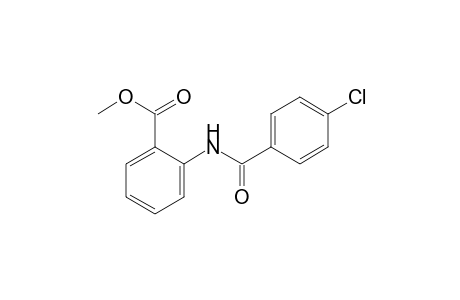 N-(p-chlorobenzoyl)anthranilic acid, methyl ester