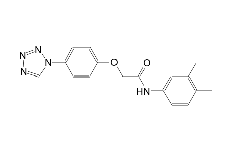 N-(3,4-dimethylphenyl)-2-[4-(1H-tetraazol-1-yl)phenoxy]acetamide