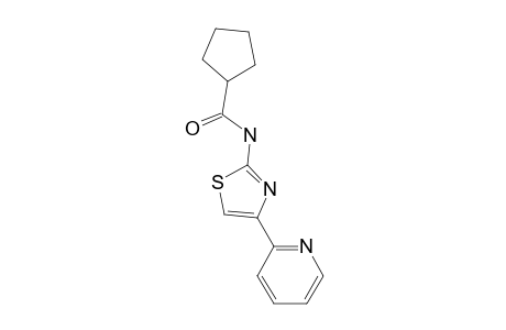 N-[4-(Pyridin-2-yl)-1,3-thiazol-2-yl]cyclopentanecarboxamide