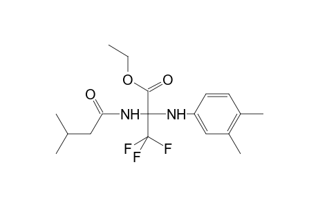 Propanoic acid, 2-[(3,4-dimethylphenyl)amino]-3,3,3-trifluoro-2-[(3-methyl-1-oxobutyl)amino]-, ethyl ester