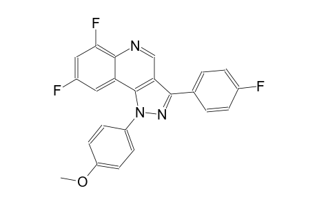 6,8-difluoro-3-(4-fluorophenyl)-1-(4-methoxyphenyl)-1H-pyrazolo[4,3-c]quinoline