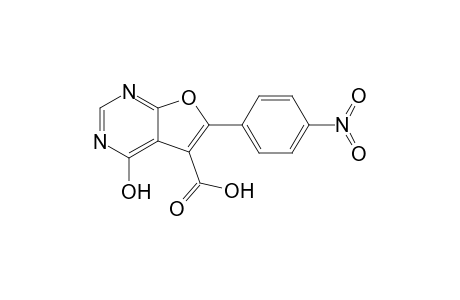 4-Hydroxy-6-(4-nitrophenyl)furo[2,3-d]pyrimidine-5-carboxylic acid