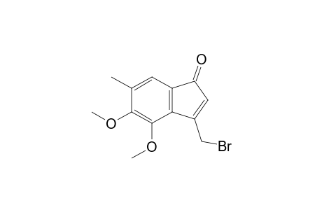 3-(Bromomethyl)-4,5-dimethoxy-6-methyl-1H-indenone