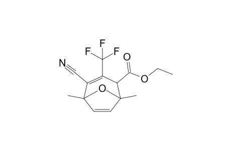 Ethyl 1,5-dimethyl-3-trifluoromethyl-2-cyano-8-oxabicyclo[3.2.1]octa-2,6-diene-4-carboxylate