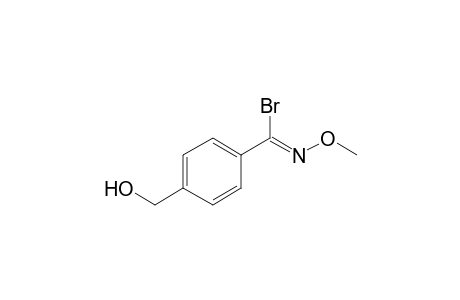 (1Z)-4-(hydroxymethyl)-N-methoxy-benzenecarboximidoyl bromide