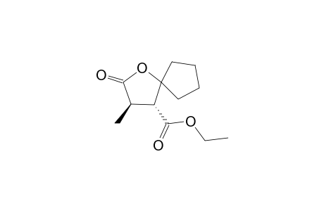 trans-3-(Ethoxycarbonyl)-2-methyl-4-butanolide-4-spirocyclopentane