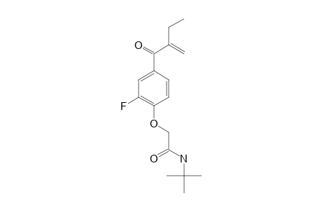 N-TERT.-BUTYL-2-[2-FLUORO-4-(2-METHYLENEBUTANOYL)-PHENOXY]-ACETAMIDE