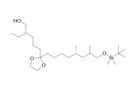 (5" S)-5-(2'-{8''-[(t-Butyldimethylsilyl)oxy]-5'',7''-dimethyloctyl}-[1',3']-dioxolan-2'-yl)-2-ethylpentan-1-ol
