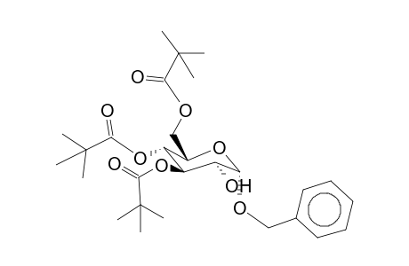 Benzyl-3,4,6-tri-O-pivaloyl-a-d-glucopyranoside