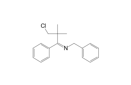 N-[(E)-3-Chloro-2,2-dimethyl-1-phenylpropylidene](phenyl)methanamine