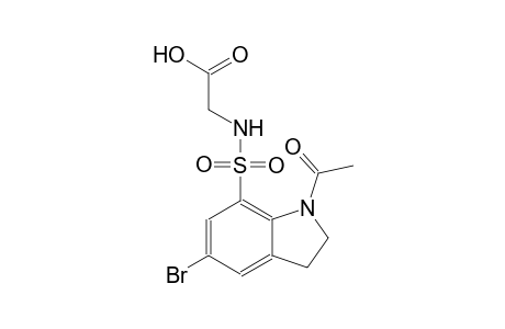 acetic acid, [[(1-acetyl-5-bromo-2,3-dihydro-1H-indol-7-yl)sulfonyl]amino]-