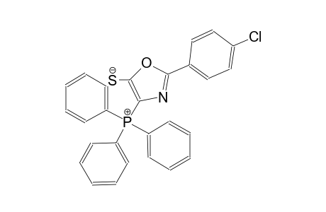 2-(4-chlorophenyl)-4-(triphenylphosphonio)-1,3-oxazole-5-thiolate