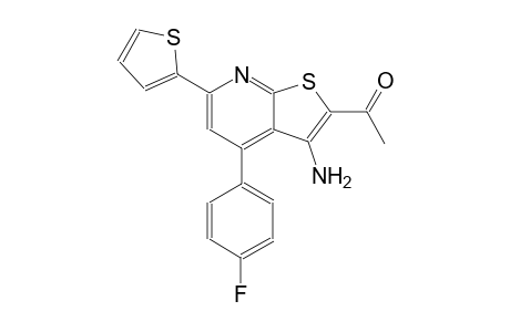 1-[3-amino-4-(4-fluorophenyl)-6-(2-thienyl)thieno[2,3-b]pyridin-2-yl]ethanone