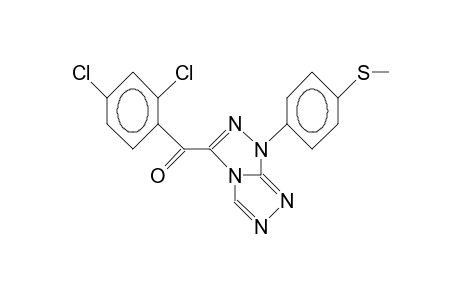 1-(4-Methylthio-phenyl)-3-(2,4-dichloro-benzoyl)-triazolotriazole
