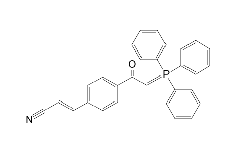 (E)-3-[4-(1-oxo-2-triphenylphosphoranylideneethyl)phenyl]-2-propenenitrile
