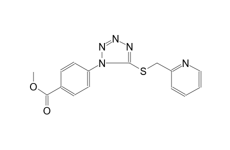 methyl 4-{5-[(2-pyridinylmethyl)sulfanyl]-1H-tetraazol-1-yl}benzoate