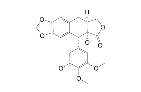 DEACETYLERLANGERIN-C;2-ALPHA-HYDROXYDEOXYPICROPODOPHYLLIN