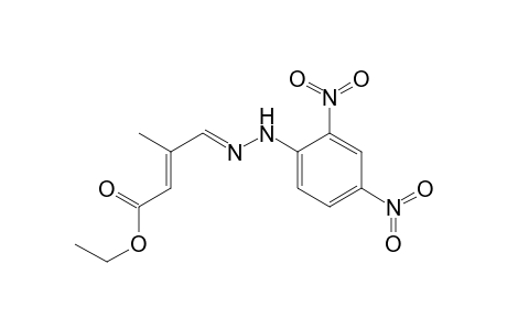 2-Butenoic acid, 4-[(2,4-dinitrophenyl)hydrazono]-3-methyl-, ethyl ester, (?,E)-