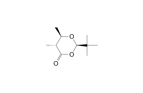 (2R,5R,6R)-2-tert-butyl-5,6-dimethyl-1,3-dioxan-4-one