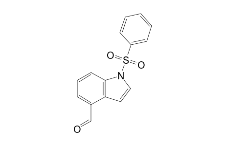 1-(benzenesulfonyl)-4-indolecarboxaldehyde