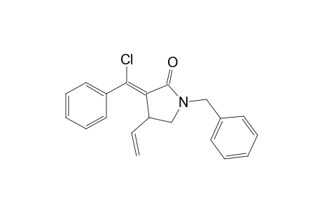 3-(.alpha.-Chlorobenzylidene)-4-(ethenyl)-N-benzylpyrrolidin-2-one