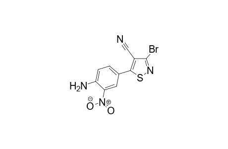 5-(4-Amino-3-nitrophenyl)-3-bromoisothiazole-4-carbonitrile
